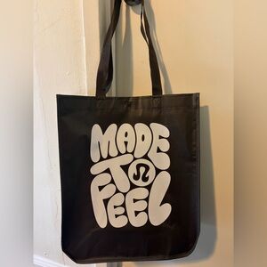 lululemon athletica Black and White Graphic Tote